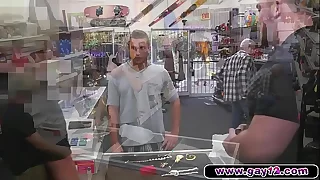 Hot guy strips at hand pawn sell out with the addition of sucks cock